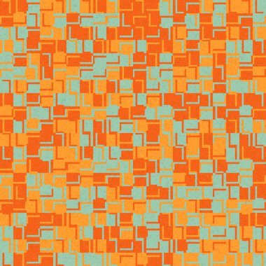 Soyut geometrik desen, renk vektörü çizimi