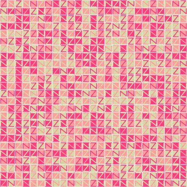 Soyut geometrik desen, renk vektörü çizimi