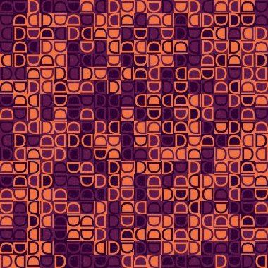 Soyut geometrik desen, renk vektörü çizimi