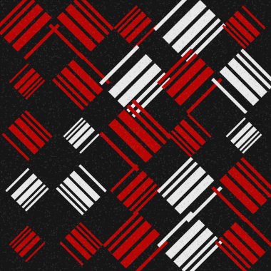 Soyut geometrik desen, renk vektörü çizimi