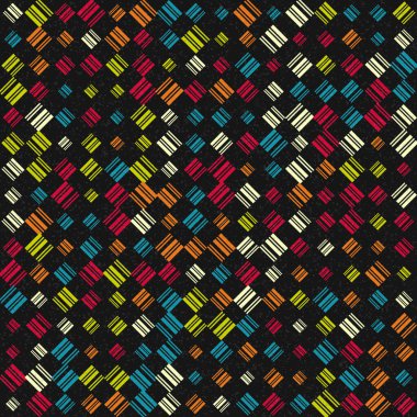 Soyut geometrik desen, renk vektörü çizimi