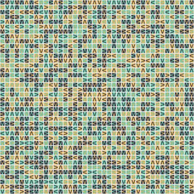 Soyut geometrik desen, renk vektörü çizimi