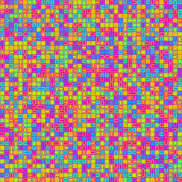 Modèle Géométrique Abstrait Illustration Vectorielle Couleur — Image vectorielle