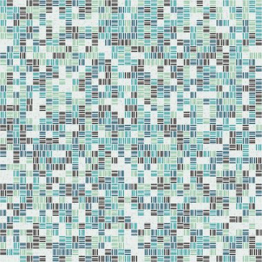 Soyut Geometrik Desen üretken hesaplama sanatı çizimi