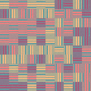 Soyut Geometrik Desen üretken hesaplama sanatı çizimi