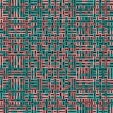 Soyut Geometrik Desen üretken hesaplama sanatı çizimi