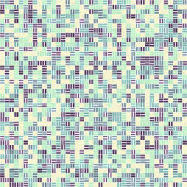 Soyut Geometrik Desen üretken hesaplama sanatı çizimi