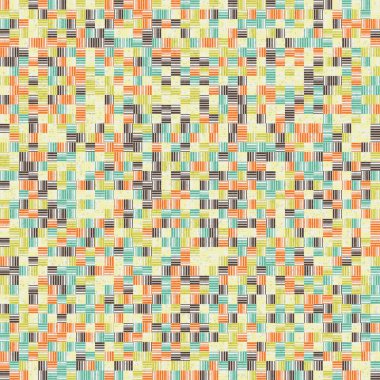 Soyut Geometrik Desen üretken hesaplama sanatı çizimi