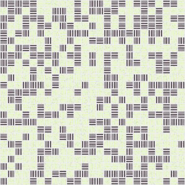 Soyut Geometrik Desen üretken hesaplama sanatı çizimi