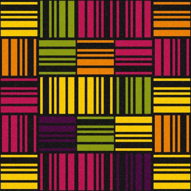 Soyut Geometrik Desen üretken hesaplama sanatı çizimi