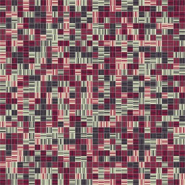 Soyut Geometrik küpler ve kareler, vektör illüstrasyon arka planı 