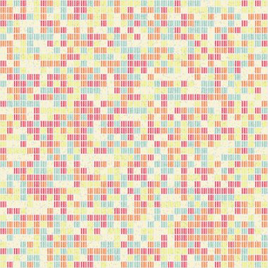 Soyut Geometrik Desen üretken hesaplama sanatı çizimi