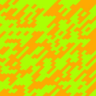 Renkli fayans, kusursuz rastgele dokuma mozaik deseni, bağlantı sanatı arkaplan tasarımı illüstrasyonu, soyut geometrik desenli üretken hesaplama sanatsal illüstrasyonu