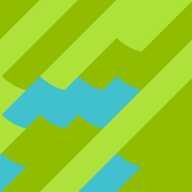 Renkli fayans, kusursuz rastgele dokuma mozaik deseni, bağlantı sanatı arkaplan tasarımı illüstrasyonu, soyut geometrik desenli üretken hesaplama sanatsal illüstrasyonu