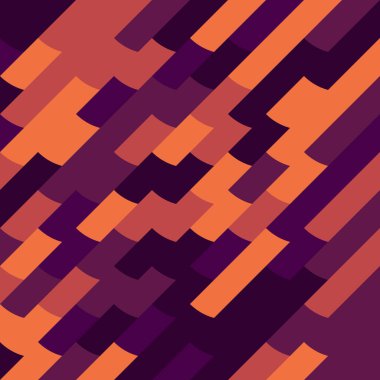 Soyut Geometrik Desen, üretken hesaplama sanatı, vektör illüstrasyonu 