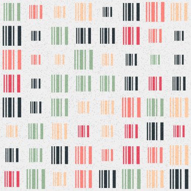 Soyut Geometrik Desen, üretken hesaplama sanatı, vektör illüstrasyonu 