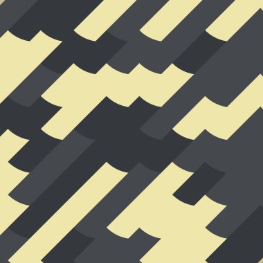 Renkli fayans, kusursuz rastgele dokuma mozaik deseni, bağlantı sanatı arkaplan tasarımı illüstrasyonu, soyut geometrik desenli üretken hesaplama sanatsal illüstrasyonu