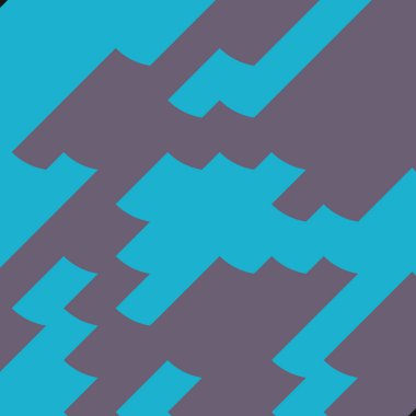 Soyut Geometrik Desen Üretken hesaplama sanatı, vektör illüstrasyonu