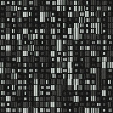 Soyut Geometrik Desen Üretken hesaplama sanatı, vektör illüstrasyonu