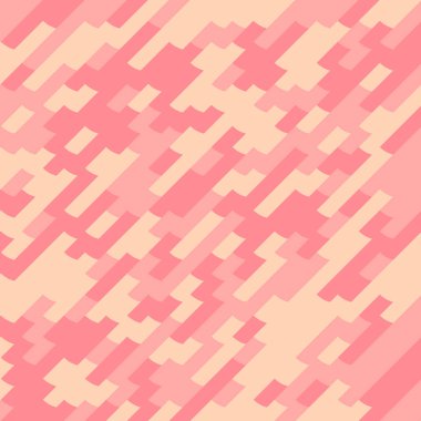 Renkli fayans, kusursuz rastgele dokuma mozaik deseni, bağlantı sanatı arkaplan tasarımı illüstrasyonu, soyut geometrik desenli üretken hesaplama sanatsal illüstrasyonu