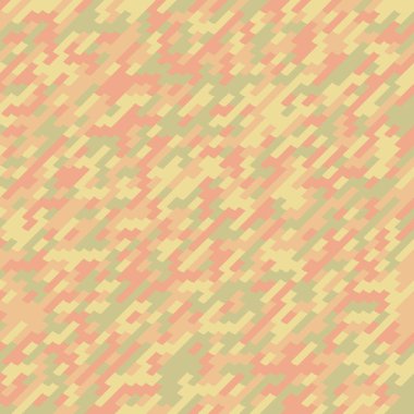 Renkli fayans, kusursuz rastgele dokuma mozaik deseni, bağlantı sanatı arkaplan tasarımı illüstrasyonu, soyut geometrik desenli üretken hesaplama sanatsal illüstrasyonu