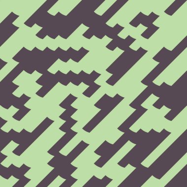 Renkli fayans, kusursuz rastgele dokuma mozaik deseni, bağlantı sanatı arkaplan tasarımı illüstrasyonu, soyut geometrik desenli üretken hesaplama sanatsal illüstrasyonu