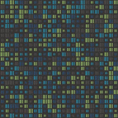 Soyut Geometrik Desen, üretken hesaplama sanatı, vektör illüstrasyonu 
