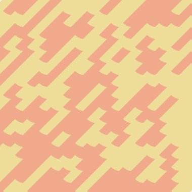 Soyut Geometrik Desen Üretken hesaplama sanatı, vektör illüstrasyonu