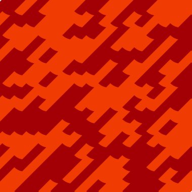 Renkli fayans, kusursuz rastgele dokuma mozaik deseni, bağlantı sanatı arkaplan tasarımı illüstrasyonu, soyut geometrik desenli üretken hesaplama sanatsal illüstrasyonu