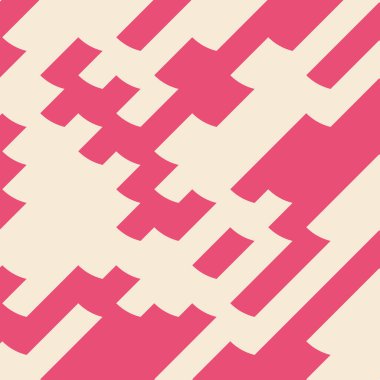 Renkli fayans, kusursuz rastgele dokuma mozaik deseni, bağlantı sanatı arkaplan tasarımı illüstrasyonu, soyut geometrik desenli üretken hesaplama sanatsal illüstrasyonu