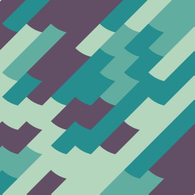 Renkli fayans, kusursuz rastgele dokuma mozaik deseni, bağlantı sanatı arkaplan tasarımı illüstrasyonu, soyut geometrik desenli üretken hesaplama sanatsal illüstrasyonu