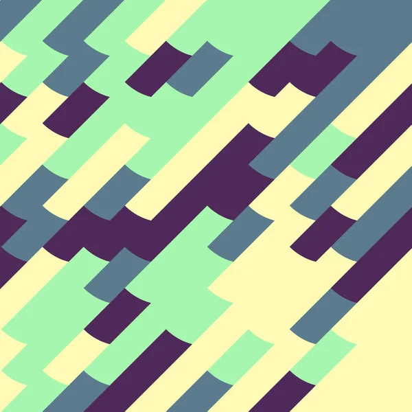 Abstract Geometric Pattern Generative Computational Art Vector Illustration — 스톡 벡터