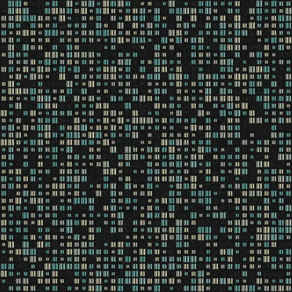 Abstrakt Geometriskt Mönster Generativ Beräkningskonst Vektorillustration — Stock vektor