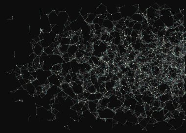 Soyut düşük çokgen ağ renk vektörü çizimi