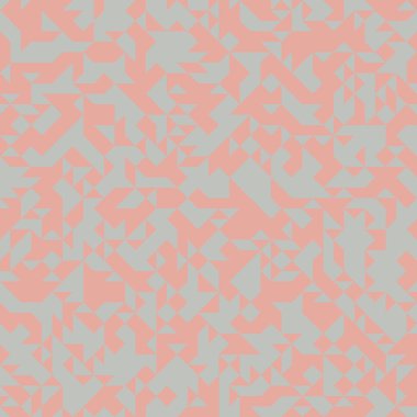 Renkli fayans, kusursuz rastgele dokuma mozaik deseni, bağlantı sanatı arkaplan tasarımı illüstrasyonu, soyut geometrik desenli üretken hesaplama sanatsal illüstrasyonu