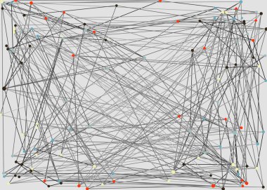 Soyut düşük çokgen ağ arkaplan çizimi