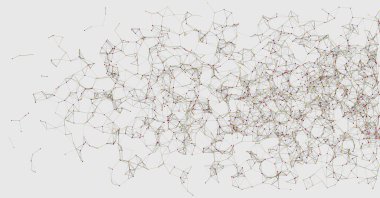 Soyut düşük çokgen ağ renk vektörü çizimi