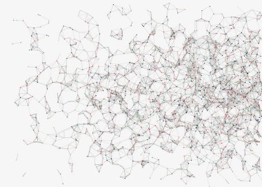 Soyut düşük çokgen ağ renk vektörü çizimi