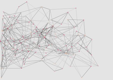 Soyut düşük çokgen ağ arkaplan çizimi