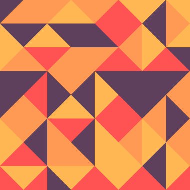 Renkli fayans, kusursuz rastgele dokuma mozaik deseni, bağlantı sanatı arkaplan tasarımı illüstrasyonu, soyut geometrik desenli üretken hesaplama sanatsal illüstrasyonu