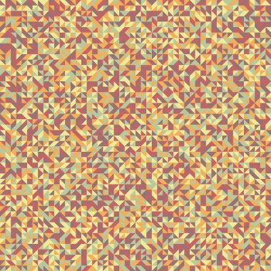 Soyut Geometrik Desen, üretken hesaplama sanatı, vektör illüstrasyonu 