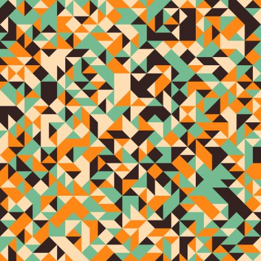 Rastgele renklendirilmiş elmaslar, üretken hesaplama sanatı çizimi