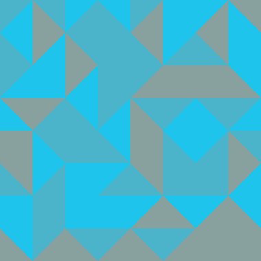 Renkli fayans, kusursuz rastgele dokuma mozaik deseni, bağlantı sanatı arkaplan tasarımı illüstrasyonu, soyut geometrik desenli üretken hesaplama sanatsal illüstrasyonu