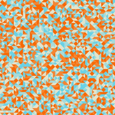 Renkli fayans, kusursuz rastgele dokuma mozaik deseni, bağlantı sanatı arkaplan tasarımı illüstrasyonu, soyut geometrik desenli üretken hesaplama sanatsal illüstrasyonu