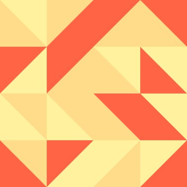 Renkli fayans, kusursuz rastgele dokuma mozaik deseni, bağlantı sanatı arkaplan tasarımı illüstrasyonu, soyut geometrik desenli üretken hesaplama sanatsal illüstrasyonu