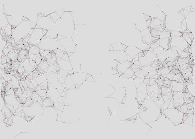 Soyut düşük çokgen ağ renk vektörü çizimi