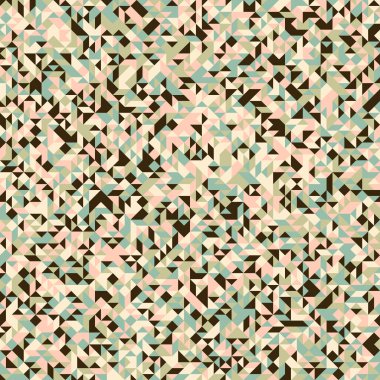 Soyut Geometrik Desen, üretken hesaplama sanatı, vektör illüstrasyonu 