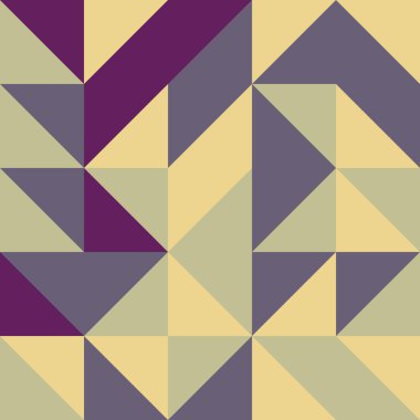 Renkli fayans, kusursuz rastgele dokuma mozaik deseni, bağlantı sanatı arkaplan tasarımı illüstrasyonu, soyut geometrik desenli üretken hesaplama sanatsal illüstrasyonu