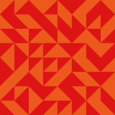 Rastgele renklendirilmiş elmaslarla desen, üretken hesaplama sanatı çizimi