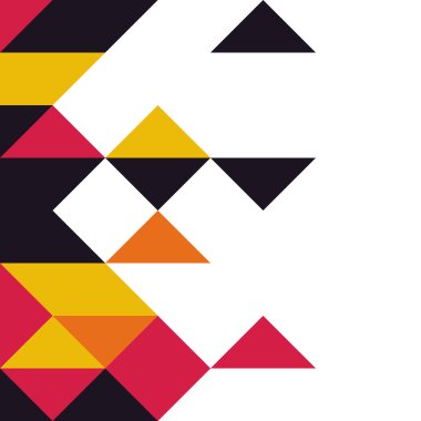 Rastgele renklendirilmiş elmaslar, üretken hesaplama sanatı çizimi